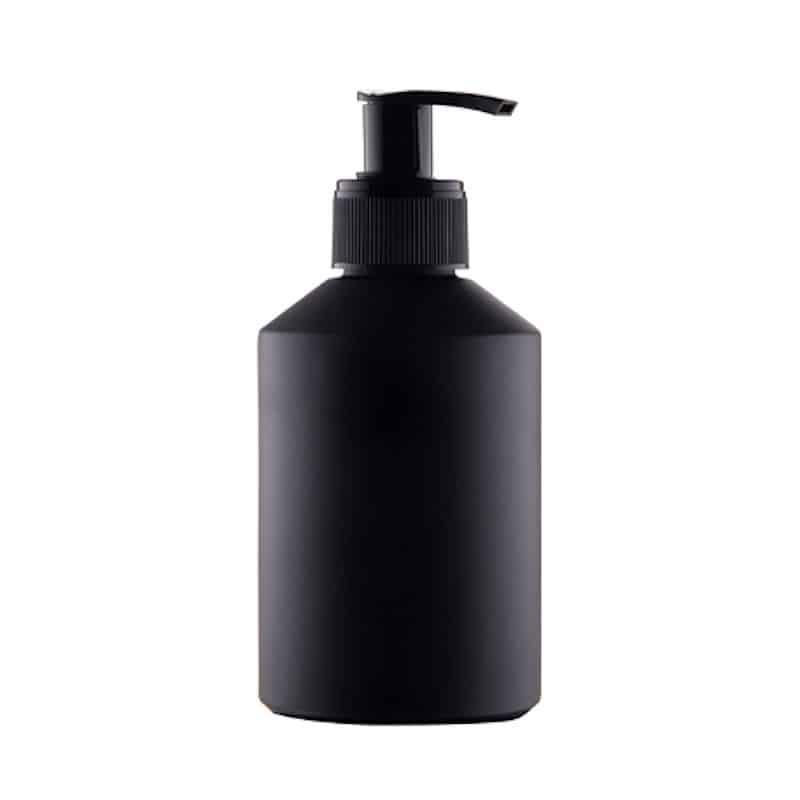 200 Ml Sort Glasflaske Med Pumpe