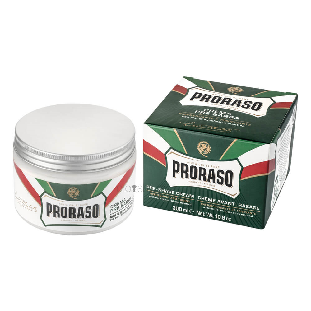 Proraso Preshave Cream - Refresh Eucalyptus  Menthol 300 Ml Salon